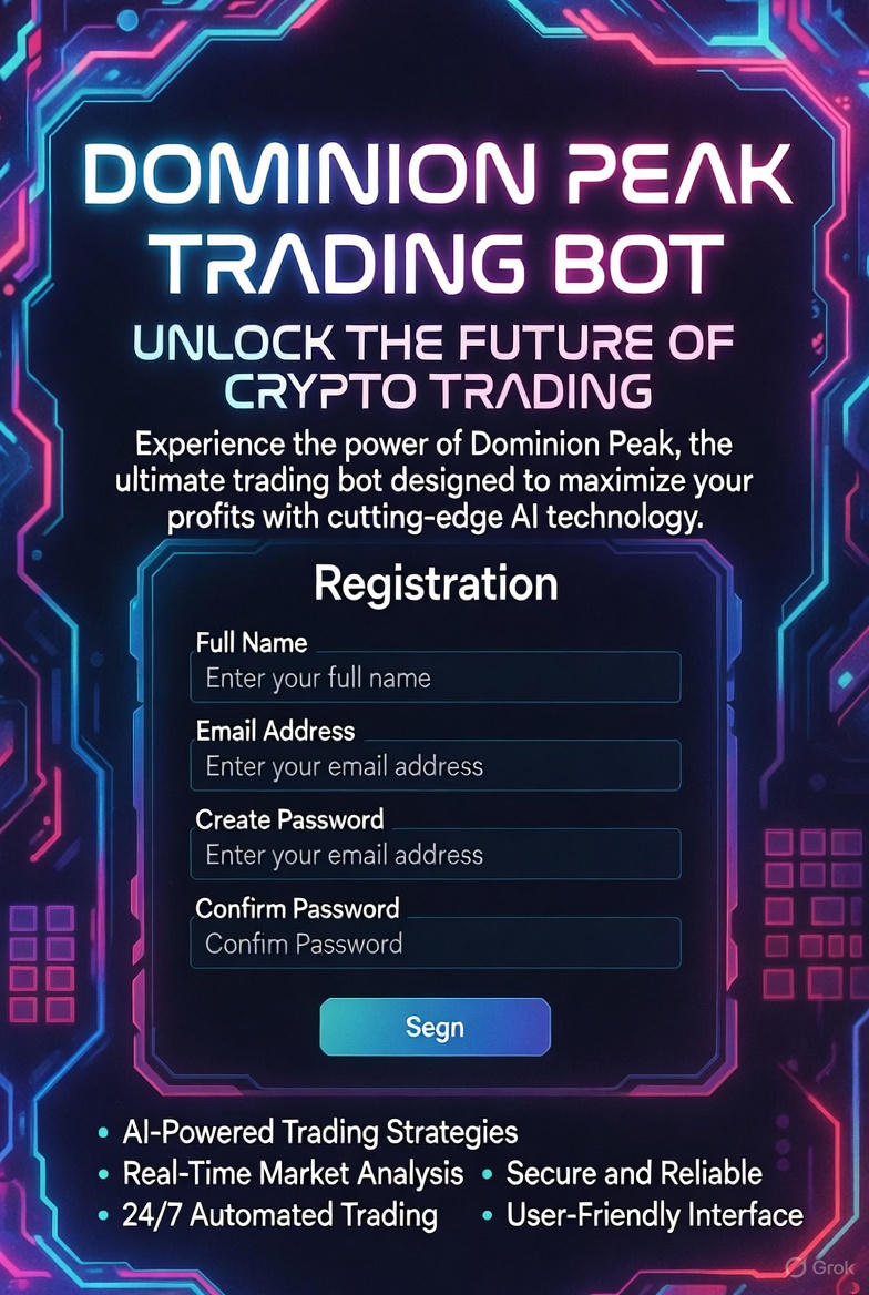dominion peak registration